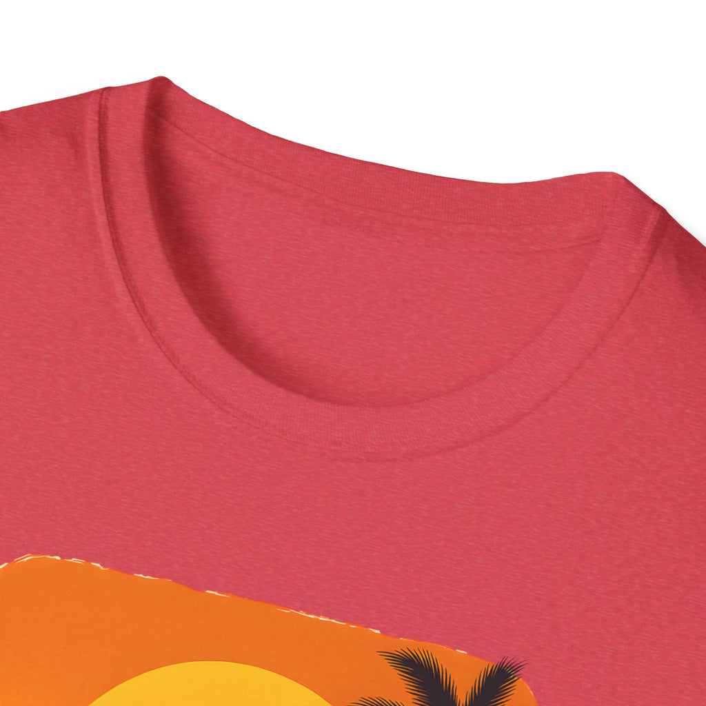 Sunset Surfer on Beach T-Shirt