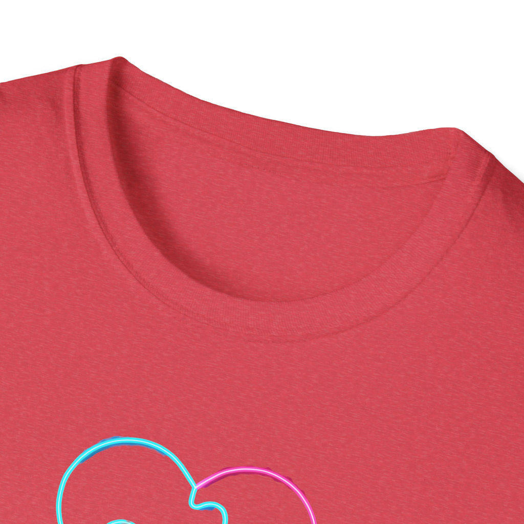 Puzzle Time Neon Heart T-Shirt