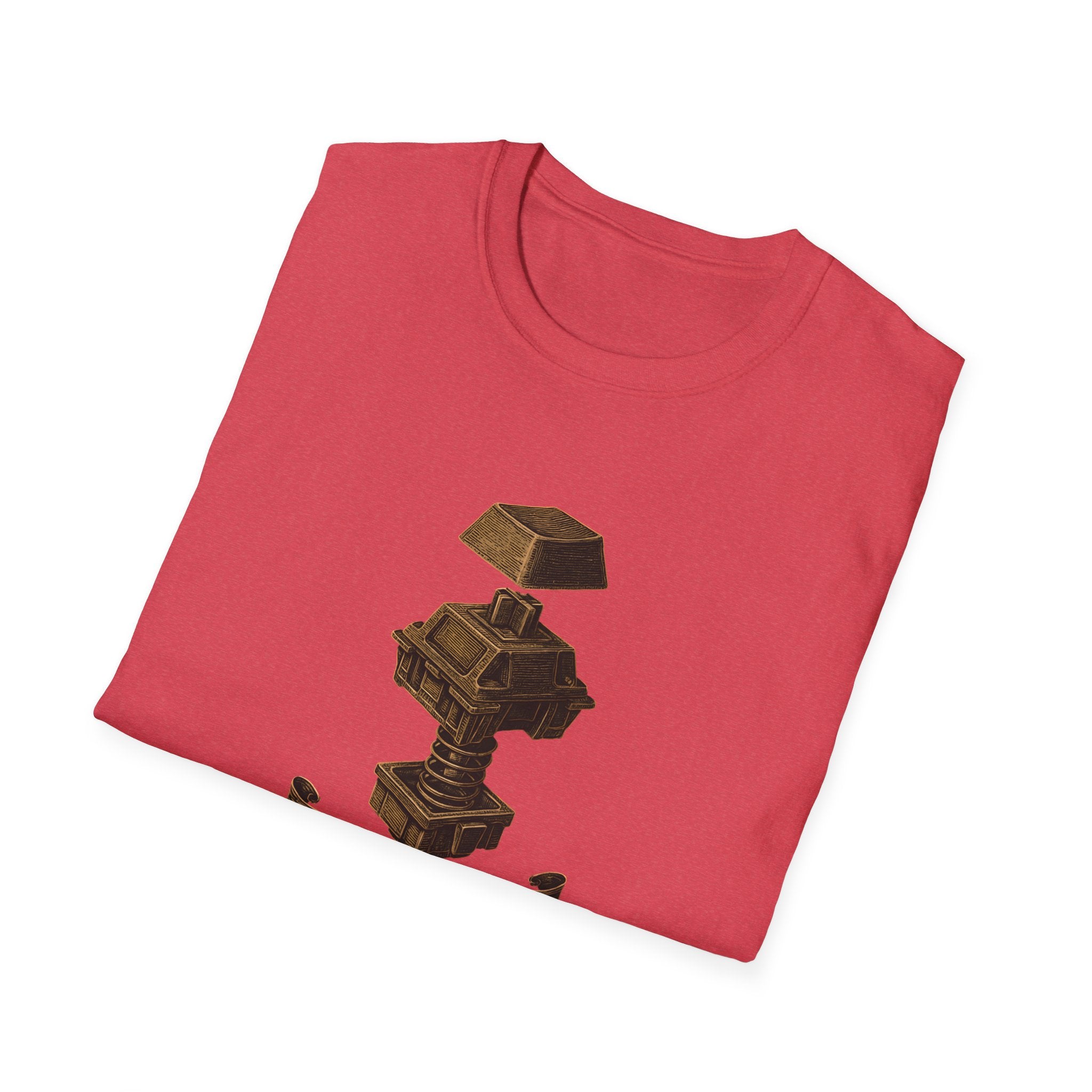 Spring-loaded mechanical sculpture T-Shirt