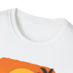 Sunset Surfer on Beach T-Shirt