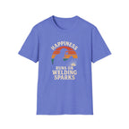 Happiness Runs on Welding T-Shirt