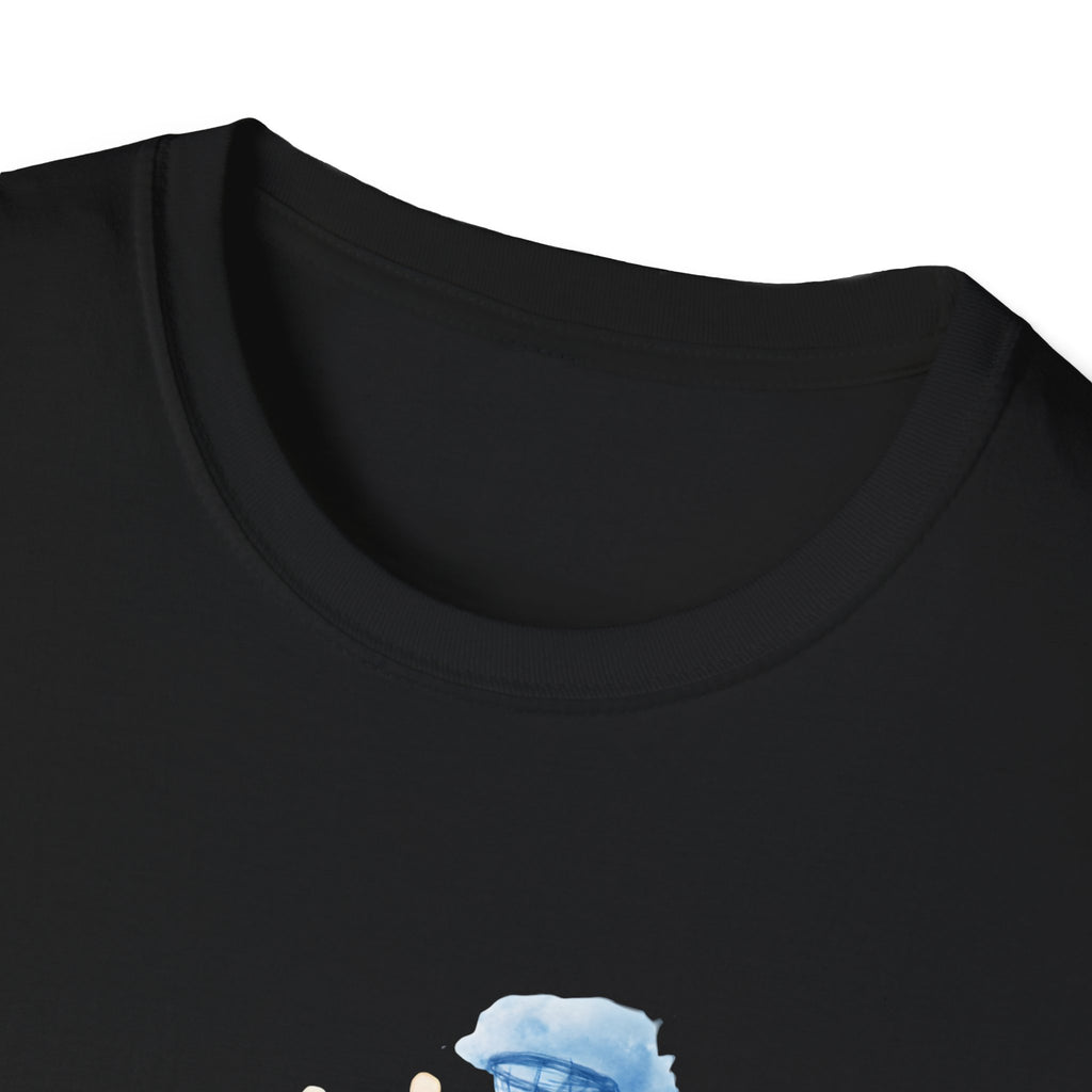Watercolor basketball scene T-Shirt