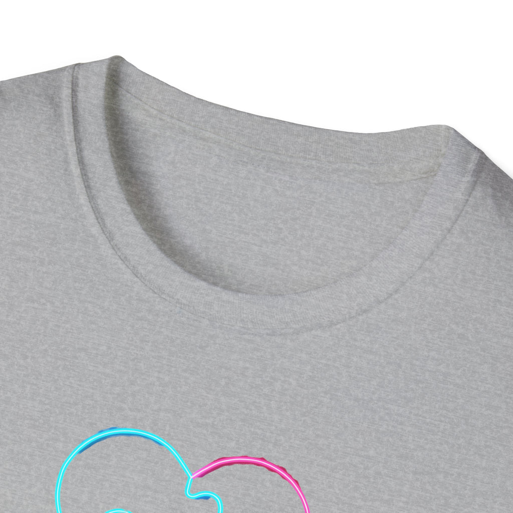 Puzzle Time Neon Heart T-Shirt
