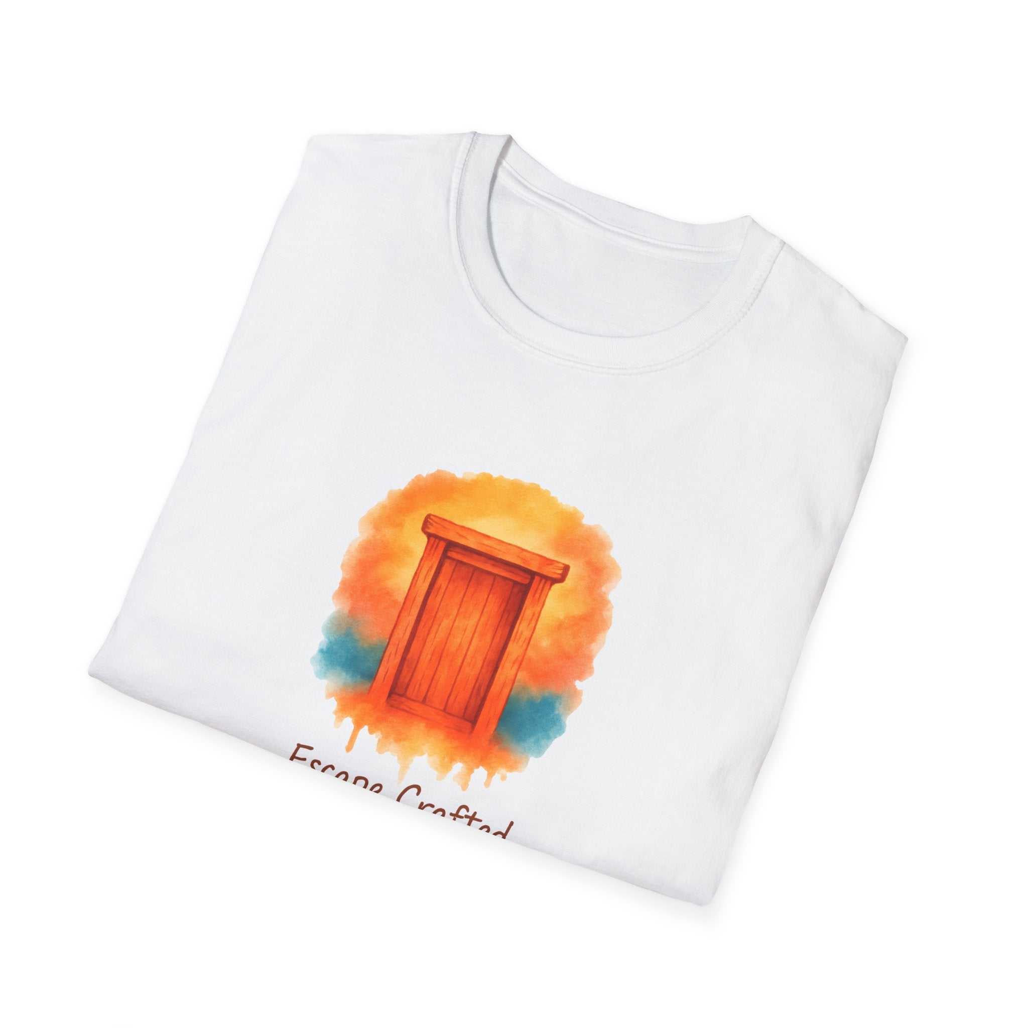 Wooden Door Illustration T-Shirt